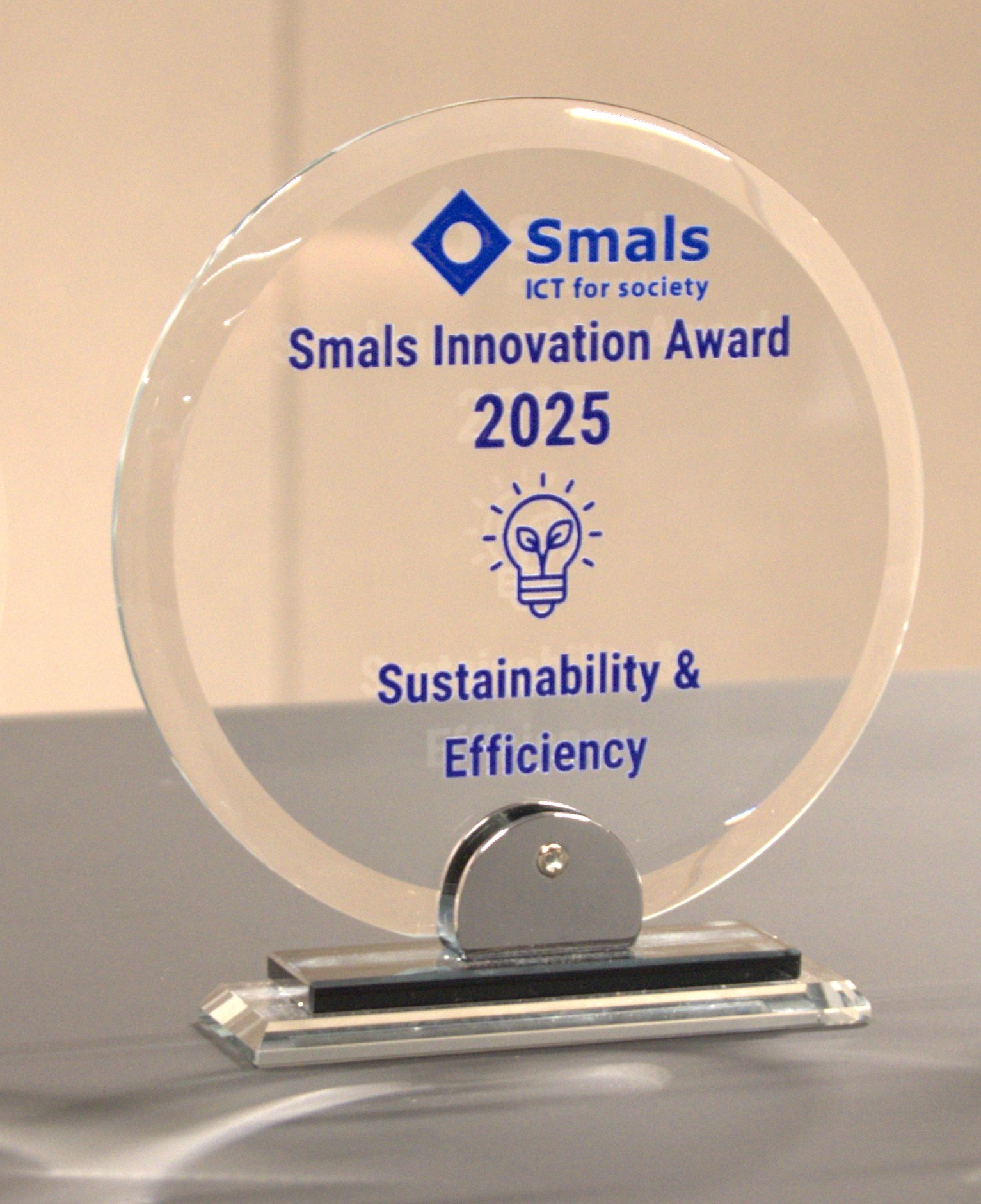 Sustainability and efficiency award