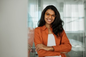 woman at work